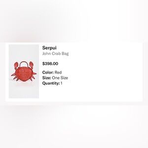 Serpui Crab Bag